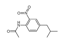 2'-Nitro-4'-isobutylacetanilide Structure