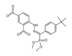 p-tert-Butylphosphonsaeure-dimethylester-2,4-dinitro-phenylhydrazon结构式