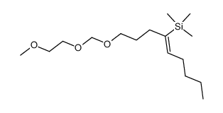 (Z)-1-((2-methoxyethoxy)methoxy)-4-(trimethylsilyl)-4-nonene结构式