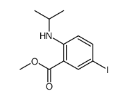 5-碘-2-(异丙基氨基)苯甲酸甲酯结构式