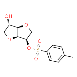 (3R,3aS,6S,6aR)-6-羟基六氢呋喃并[3,2-b]呋喃-3-基 4-甲基苯磺酸负离子结构式
