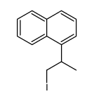 1-(1-iodopropan-2-yl)naphthalene结构式