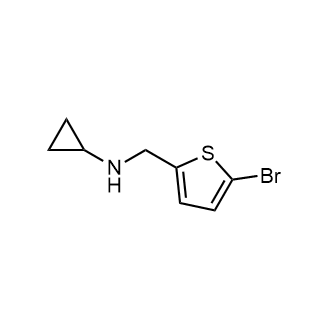 n-((5-Bromothiophen-2-yl)methyl)cyclopropanamine Structure