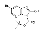6-溴-2-氧代-1H-咪唑并[4,5-b]吡啶-3(2H)-羧酸叔丁酯结构式