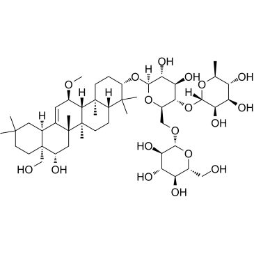 11(α)甲氧基柴胡皂苷F结构式
