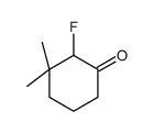 2-fluoro-3,3-dimethylcyclohexan-1-one Structure
