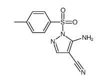 5-Amino-1-[(4-methylphenyl)sulfonyl]-1H-pyrazole-4-carbonitrile Structure