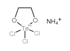 铵三氯[1,2-乙二醇-O,O']-碲酸盐结构式
