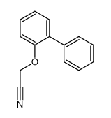(Biphenyl-2-yloxy)-acetonitrile结构式