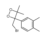 3-(bromomethyl)-3-(3,4-dimethylphenyl)-4,4-dimethyl-1,2-dioxetane Structure