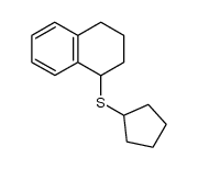 cyclopentyl-(1,2,3,4-tetrahydro-[1]naphthyl)-sulfide结构式