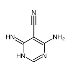 4,6-二氨基嘧啶-5-甲腈结构式