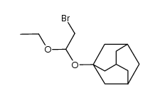 1-adamantyloxy-1-ethoxy-2-bromoethane结构式