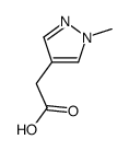 (1-METHYL-1H-PYRAZOL-4-YL)-ACETICACID Structure