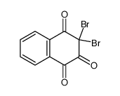 3,3-dibromo-1,2,4-trioxo-1,2,3,4-tetrahydronaphthalene结构式
