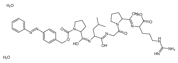 胶原酶染色质底物(氮杂环化合物)结构式