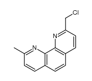 2-(chloromethyl)-9-methyl-1,10-phenanthroline Structure