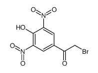 alpha-bromo-4-hydroxy-3,5-dinitroacetophenone Structure