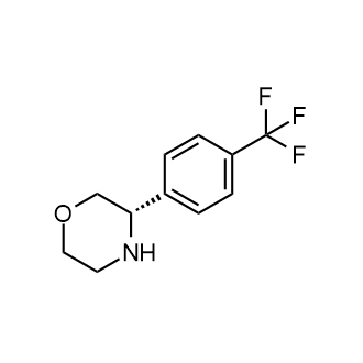 (S)-3-(4-(三氟甲基)苯基)吗啉结构式