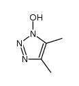 4,5-dimethyl-1,2,3-triazol-1-ol结构式