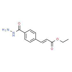 (E)-ethyl 3-(4-(hydrazinecarbonyl)phenyl)acrylate Structure