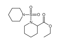 ethyl 1-piperidin-1-ylsulfonylpiperidine-2-carboxylate结构式