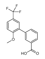 3-[2-methoxy-5-(trifluoromethyl)phenyl]benzoic acid Structure