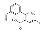 5-fluoro-2-(3-formylphenyl)benzoic acid Structure