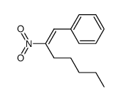 β-pentyl-nitrostyrene结构式