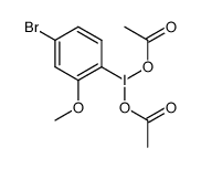 4-bromo-2-methoxy-1-(bisacetoxyiodo)benzene结构式