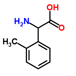 2-氨基-2-(2-甲基苯基)乙酸结构式