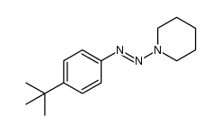 1-(4-tert-butylphenyl)-3,3-(1,5-pentanediyl)triazene结构式
