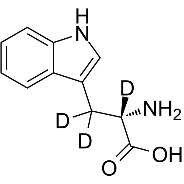 L-Tryptophan-d3 Structure
