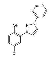 4-chloro-2-[1-(pyridin-2-yl)-1H-pyrazol-3-yl]phenol结构式