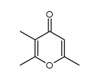 2,3,6-trimethyl-4H-pyran-4-one结构式
