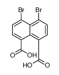 4,5-dibromonaphthalene-1,8-dicarboxylic acid Structure