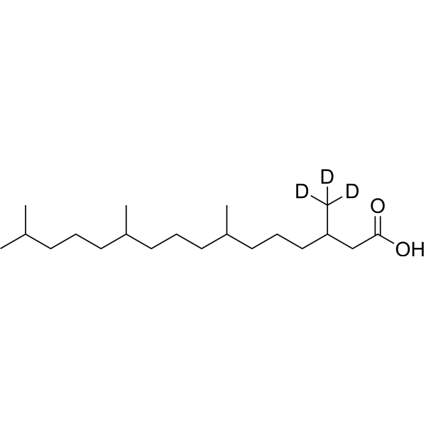 Phytanic Acid-d3 structure