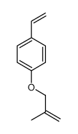 1-ethenyl-4-(2-methylprop-2-enoxy)benzene Structure
