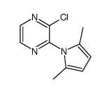 2-chloro-3-(2,5-dimethyl-1H-pyrrol-1-yl)pyrazine Structure