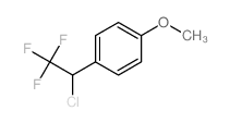Benzene,1-(1-chloro-2,2,2-trifluoroethyl)-4-methoxy- Structure