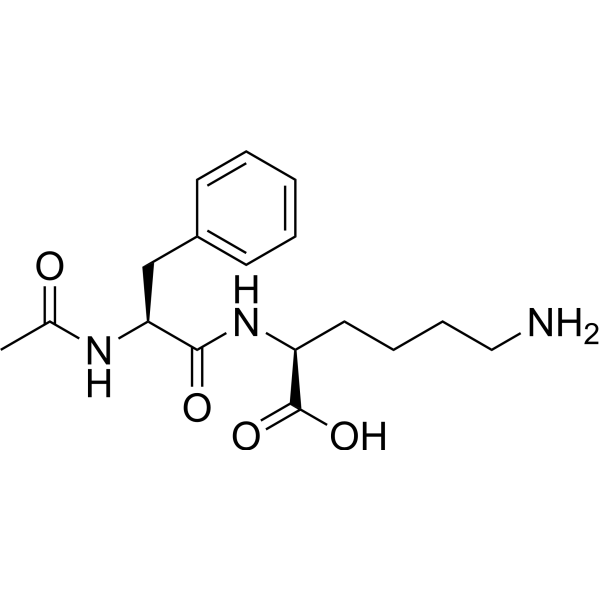乙酰基-苯甲氨酰-赖氨酸结构式