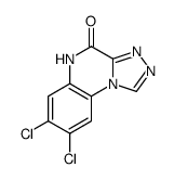 7,8-dichloro-5H-[1,2,4]triazolo[4,3-a]quinoxalin-4-one结构式
