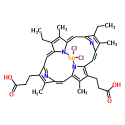 锡原卟啉IX结构式