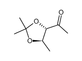 D-threo-2-Pentulose, 1,5-dideoxy-3,4-O-(1-methylethylidene)- (9CI)结构式