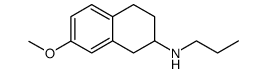 (7-METHOXY-1,2,3,4-TETRAHYDRO-NAPHTHALEN-2-YL)-PROPYL-AMINE HYDROCHLORIDE结构式