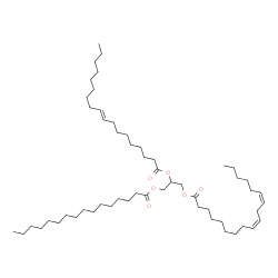 1-Palmitoyl-2-Elaidoyl-3-Linoleoyl-rac-glycerol结构式