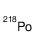 polonium-218 atom Structure