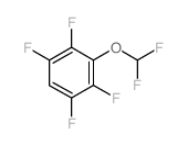 3-(Difluoromethoxy)-1,2,4,5-tetrafluoro-benzene结构式