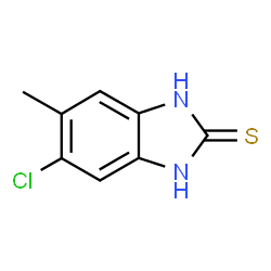 2H-Benzimidazole-2-thione,5-chloro-1,3-dihydro-6-methyl-(9CI) Structure