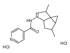 (4-methyl-1-propan-2-yl-2-bicyclo[3.1.0]hexanyl)-(pyridin-1-ium-4-carbonylamino)azanium,dichloride Structure